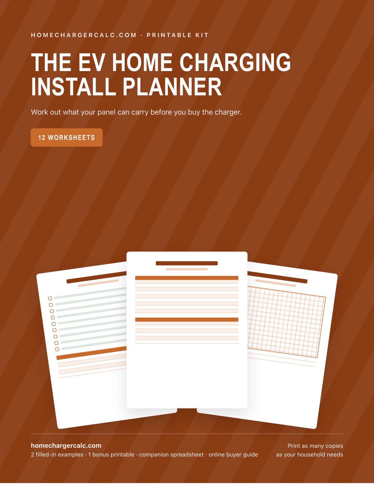 The EV Home Charging Install Planner cover